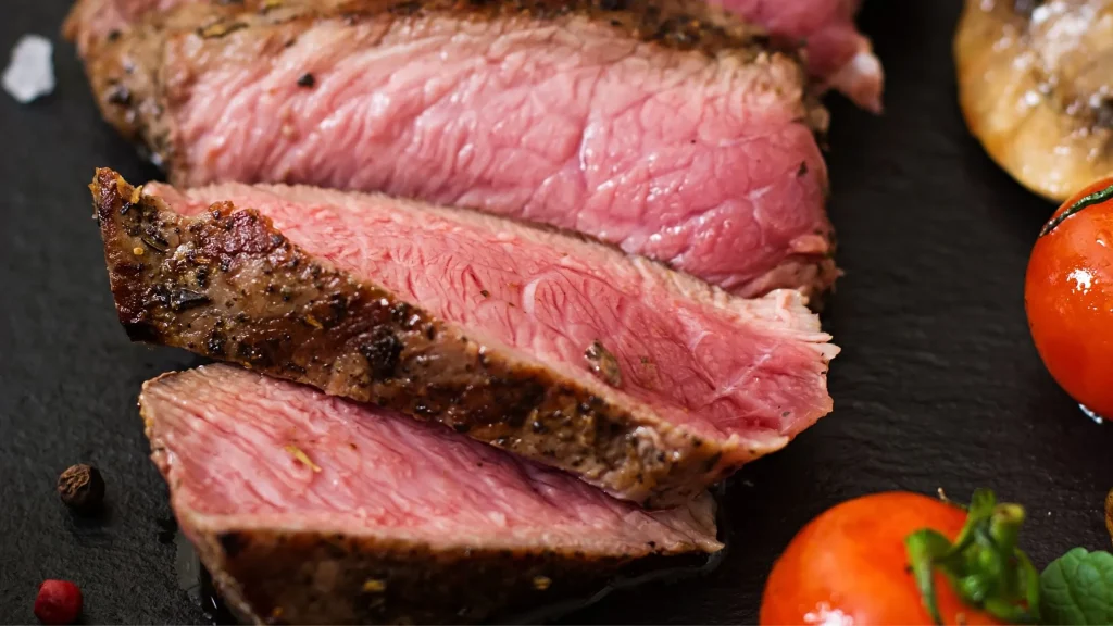 Fresh lean cuts of beef, trimmed and ready for cooking.