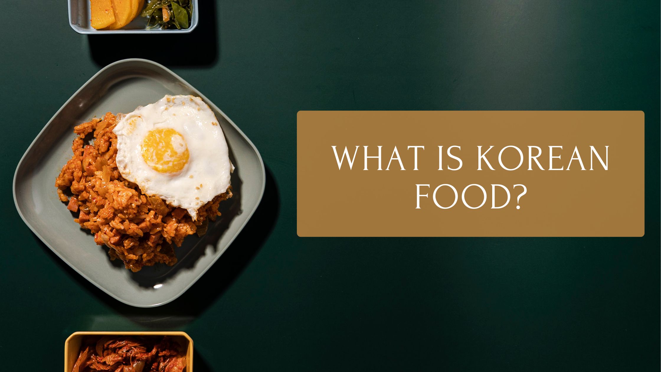 what is korean food