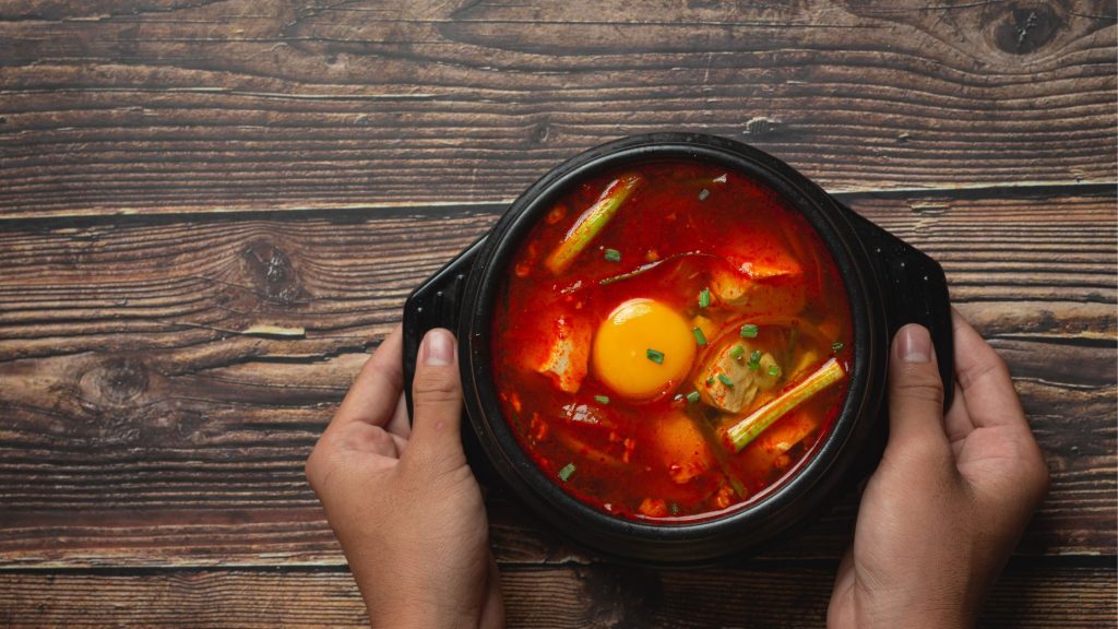 Sundubu Jjigae traditional korean food
